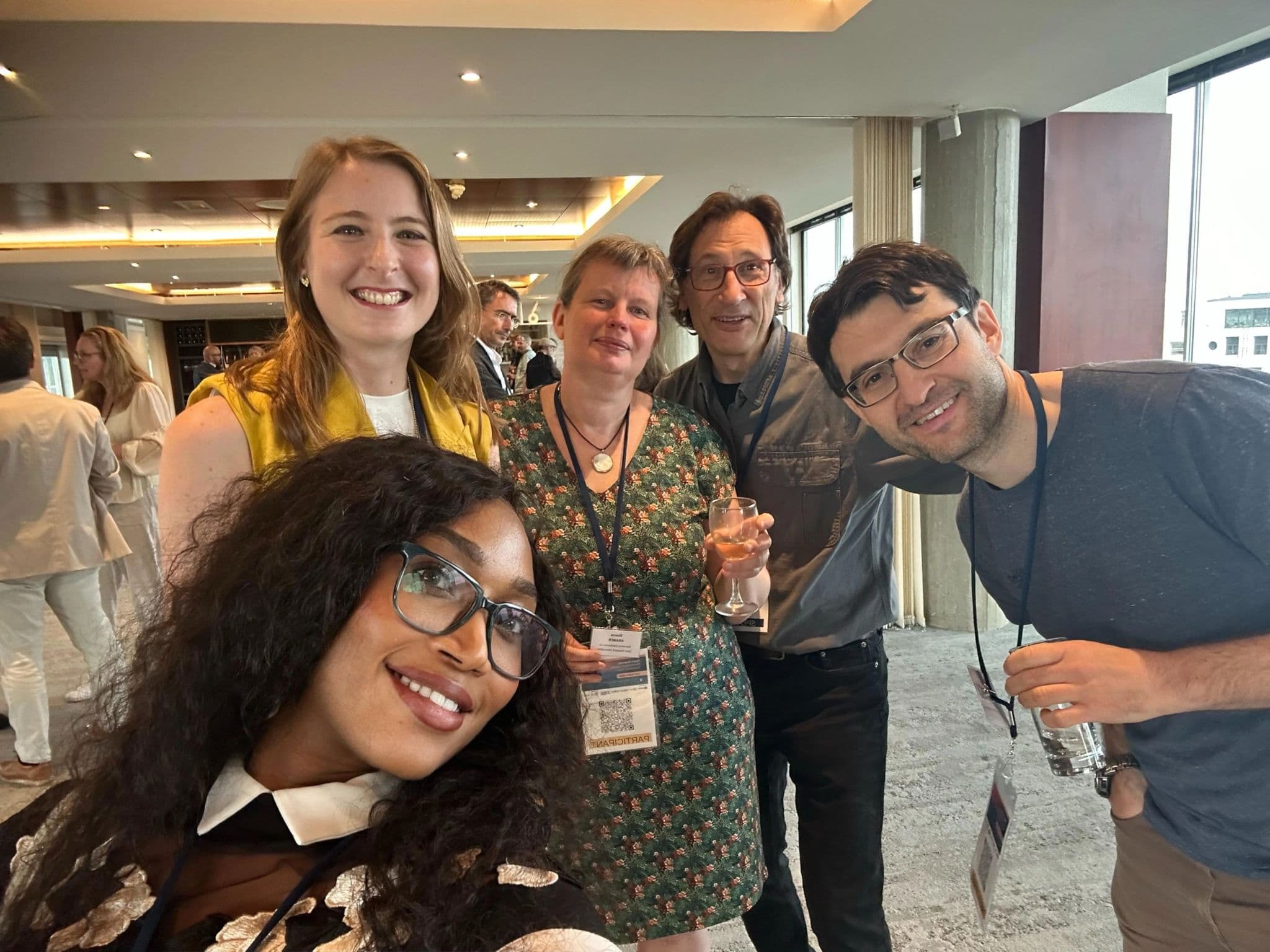 OSCN members with fellow researchers at an open science gathering